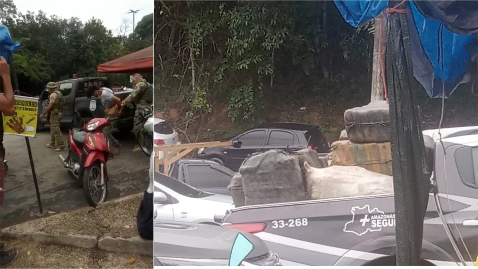 Homem é preso em flagrante com 2 toneladas de drogas em Manaus; veja vídeos