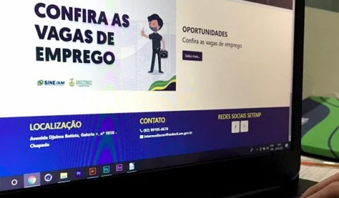 Sine Amazonas divulga 60 vagas de emprego em diversas áreas para esta segunda-feira