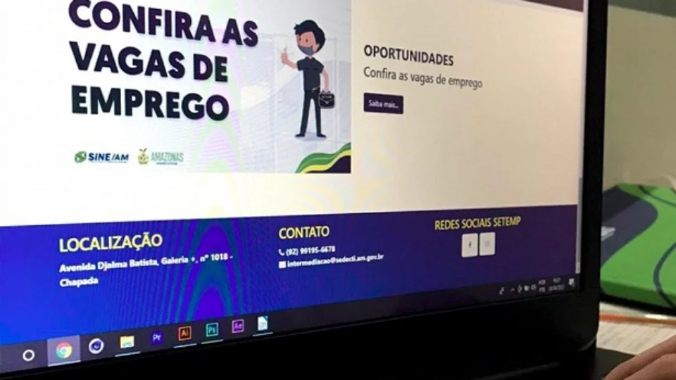 Sine Amazonas divulga 60 vagas de emprego em diversas áreas para esta segunda-feira