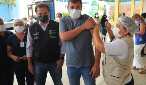 COVID-19: Wilson Lima recebeu a terceira dose da vacina e convoca população para imunização