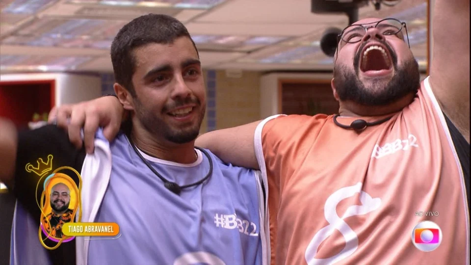 BBB22: Pedro Scooby e Tiago Abravanel vencem segunda Prova do Líder