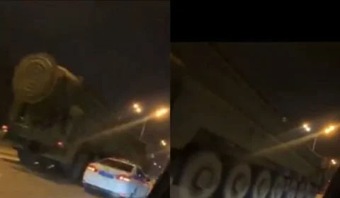 URGENTE: 4 mísseis balísticos são flagrados em Moscou