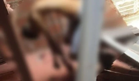 VEJA VÍDEO: Ladrão cai do telhado e morre atravessado por vergalhões