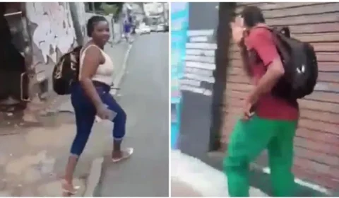VEJA VÍDEO: Homem flagra esposa saindo de motel com amante e pergunta “Tava gostoso?”