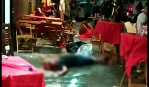 VEJA VÍDEO: cabo da PM mata a tiros homem dentro de bar