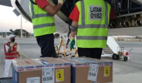 Brasil recebe mais de 1 milhão de doses da Pfizer contra a covid-19