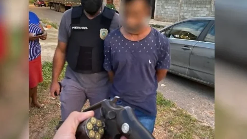 Veja vídeo! homem é preso suspeito de matar produtor rural em briga por bezerros