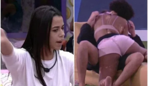 Larissa se revolta com pegação de Eli e Natália: “Coragem”