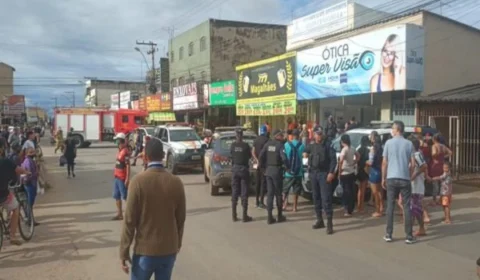 Vídeo! Homem é atingido com tiro e esfaqueado