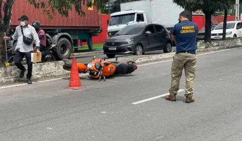 Idosa morre de forma brutal no Japiim em acidente de moto