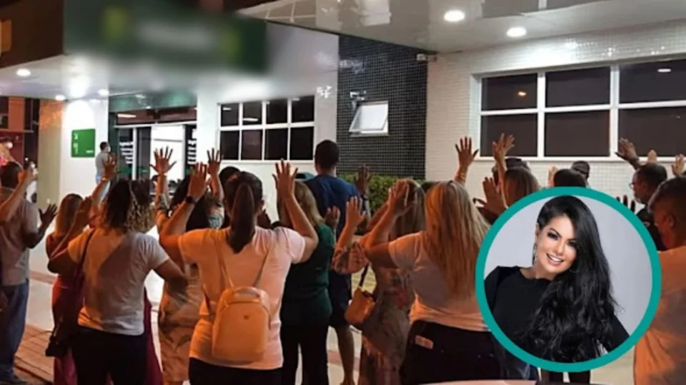 Fãs cantam e oram em hospital por cantora de Calcinha Preta; veja vídeo!
