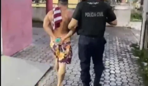 Veja vídeo! homem apalpa mulher e é preso em Manaus