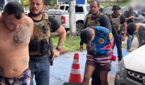 Urgente: homens são presos por furto, homicídio e tráfico de drogas em Manaus; veja vídeo