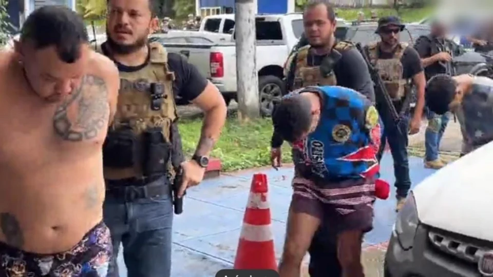 Urgente: homens são presos por furto, homicídio e tráfico de drogas em Manaus; veja vídeo