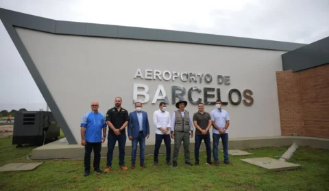 Wilson Lima e Ministro do Turismo inauguram novo aeroporto de Barcelos