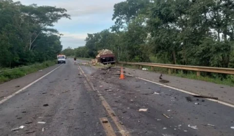 Acidente entre ônibus e carreta mata duas pessoas e deixa feridos