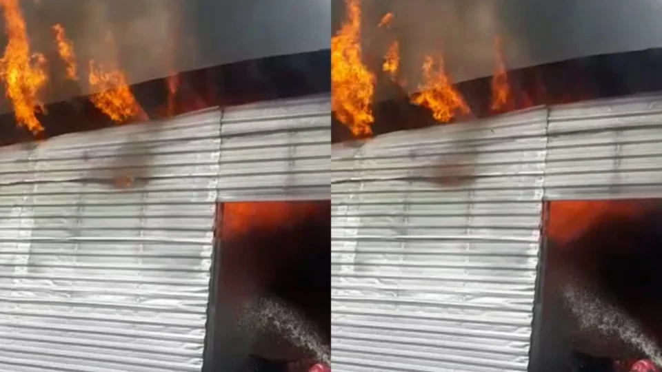URGENTE: Incêndio atinge depósito de igreja no bairro Chapada; VÍDEO￼