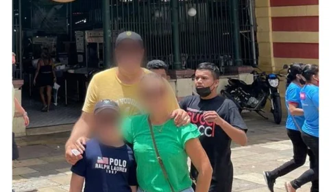Veja vídeo! Assaltantes furtam turistas enquanto tiravam foto no Mercadão