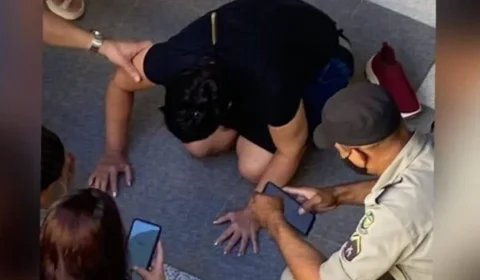 Mulher leva facada nas costas de ex-marido dentro de shopping