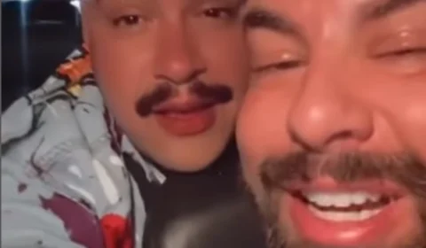 Após desistir de BBB22, Thiago Abravanel reencontra seu marido