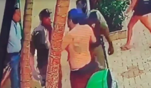 Turista chama segurança de “preto safado” e é preso; veja vídeo!