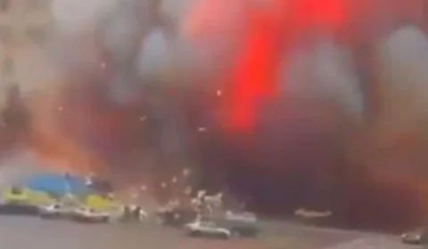 VEJA VÍDEO: prédio do governo em Kharkiv na Ucrânia é alvo de míssil