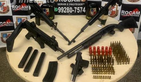 Membros do CV são presos com arsenal de guerra no Armando Mendes