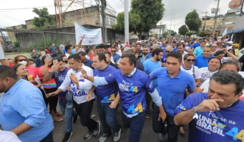 Wilson Lima recebe apoio de prefeitos do AM em filiação ao União Brasil