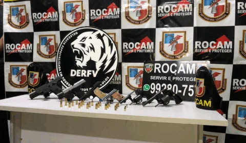 Urgente: quatro homens são presos com armas de fogo em Manaus