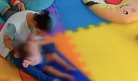 Urgente: veja vídeo de professora agredindo bebê em escola particular