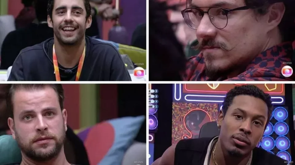 BBB22: Eliezer, Gustavo e Paulo André formam o 16º paredão