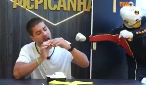 VEJA VÍDEO: Arthur Aguiar é expulso de ação do BBB22 por comer demais