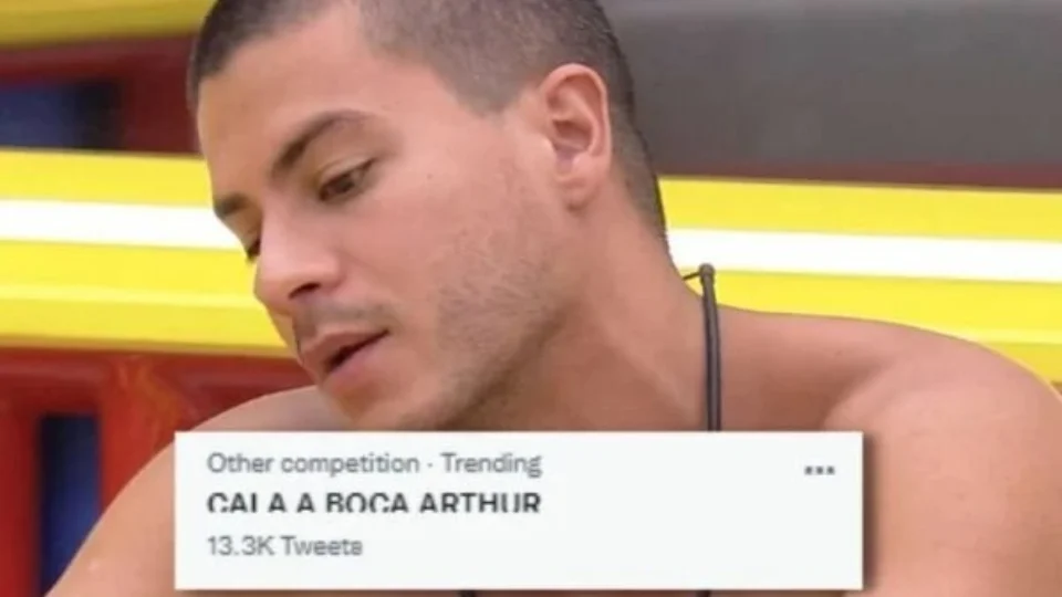 ‘Cala a boca Arthur’, é o assunto mais comentado na internet após atitude de brother