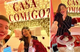 Vivian Amorim é pedida em noivado pelo publicitário Léo