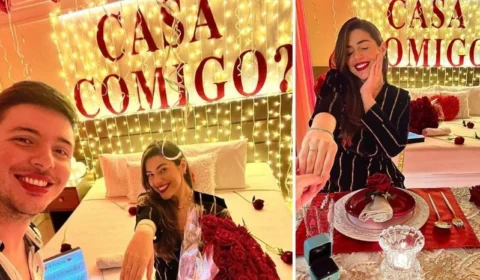 Vivian Amorim é pedida em noivado pelo publicitário Léo