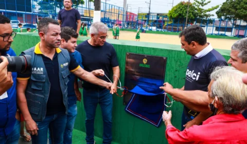 Dois espaços esportivos revitalizados são entregues em Manaus