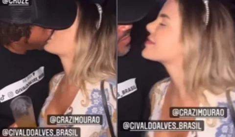 Blogueira é flagrada aos beijos com mendigo que foi agredido por personal; veja vídeo