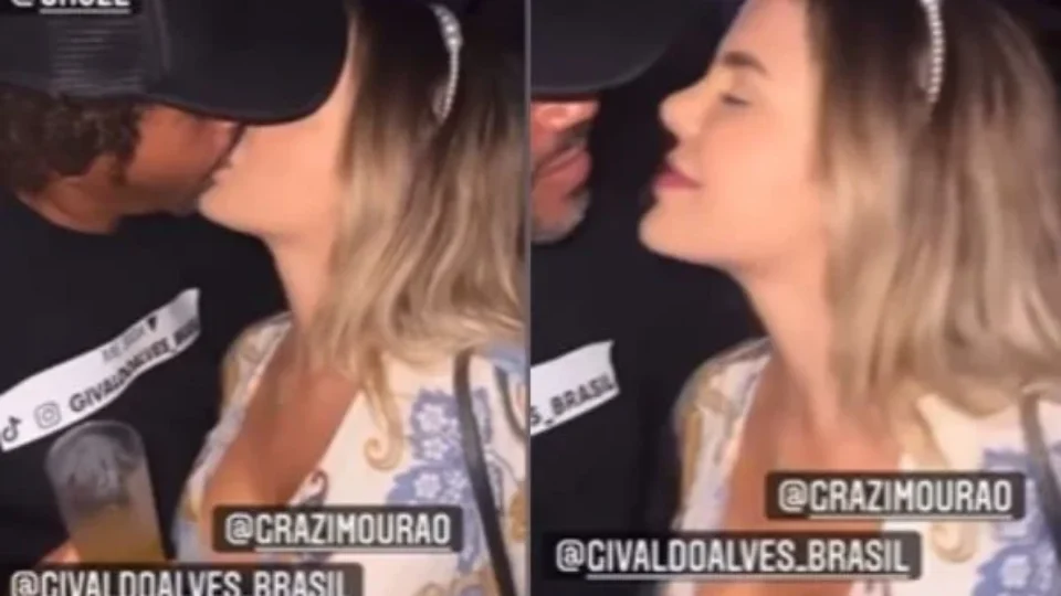 Blogueira é flagrada aos beijos com mendigo que foi agredido por personal; veja vídeo