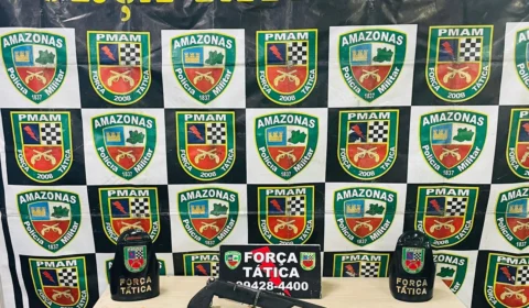 Dupla de assaltantes é presa com arma de fogo caseira, na zona Norte de Manaus