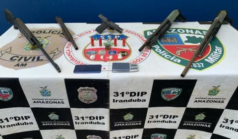 Grupo é preso com armas e drogas na operação Cidade Mais Segura em Iranduba