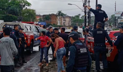 Homens armados ameaçam passageiros de van em Belém