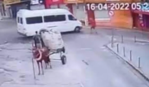 IMAGENS FORTES: idoso morre ao ser atropelado pela própria van