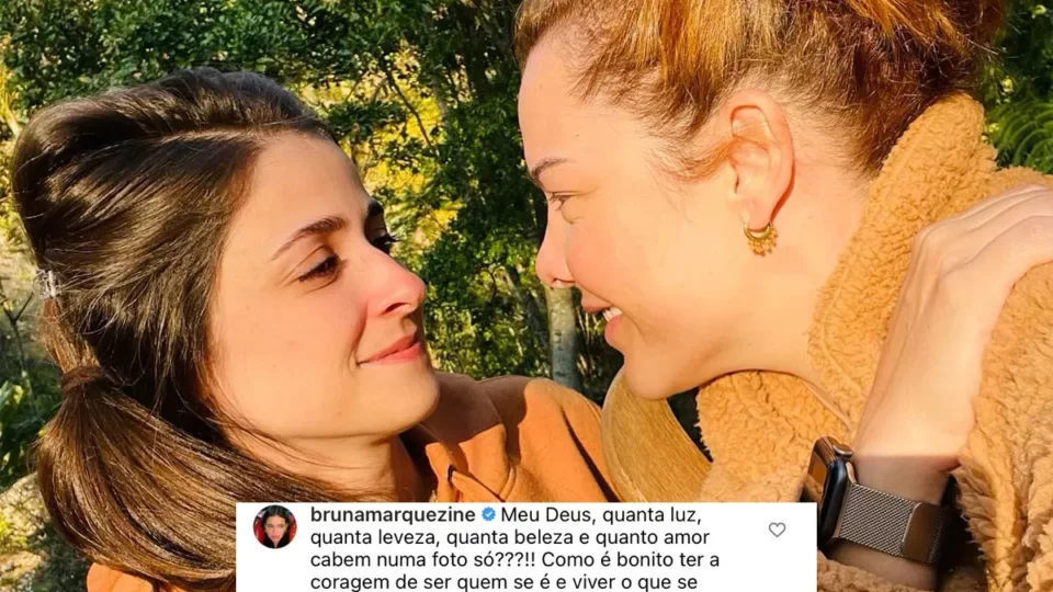 “Quanta beleza e amor em uma foto”: famosos parabenizam Fernanda Souza e namorada