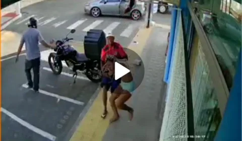 VÍDEO: veja momento em que mulher é agredida e sequestrada em via pública