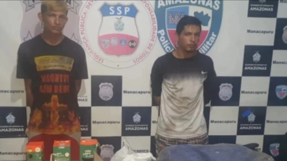 VEJA VÍDEO: dupla é presa ao furtar material escolar no interior do AM￼￼