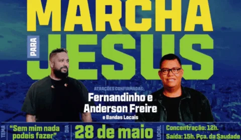 ‘Marcha para Jesus 2022’ acontece em maio em Manaus
