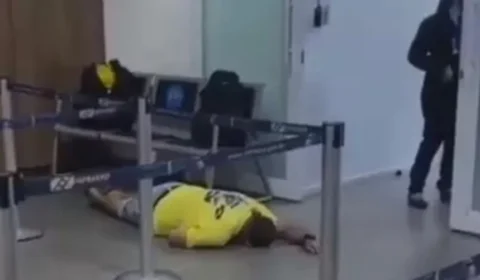 VEJA VÍDEO: Seguranças agridem passageiro em aeroporto