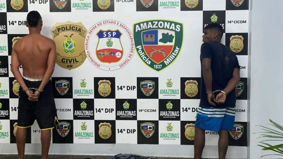Força Tática prende dupla que se preparava para assaltar em Manaus