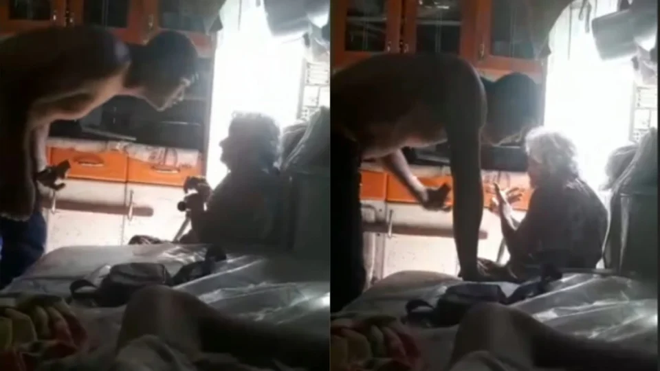 VEJA VÍDEO: idosa de 94 anos é agredida pelo próprio neto usuário de drogas