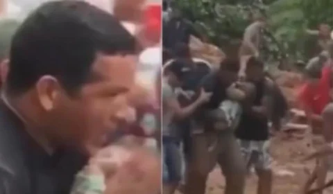 VEJA VÍDEO: bebê que foi encontrado com vida após ser soterrado, morreu no hospital